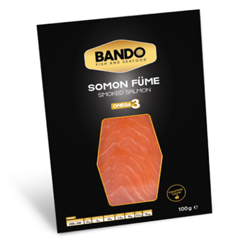 Bando Somon Füme (100 gr) Balık Ye