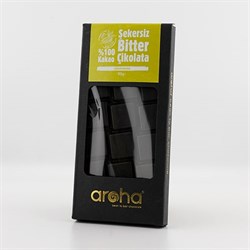 %100 Bitter Çikolata (90 gr) Aroha