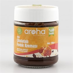 Çikolatalı-Organik Ballı Fındık Kreması (180 gr) Aroha