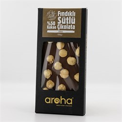 Fındıklı Sütlü Çikolata (110 gr) Aroha