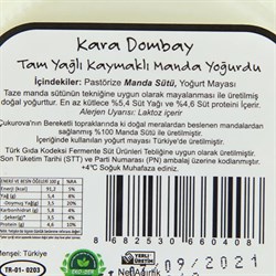 Manda Yoğurt (750 gr) Kara Dombay