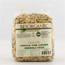 Organik Çorbalık Tahıl Karışımı-Anadolu-Vega (500 gr) Beyorganik