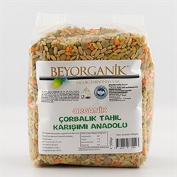Organik Çorbalık Tahıl Karışımı - Anadolu (500 gr) Beyorganik