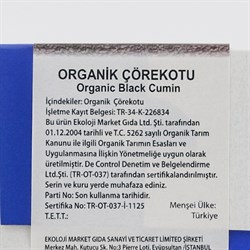 Organik Çörekotu (50 gr) Ekoloji Market