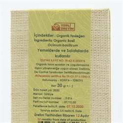 Organik Fesleğen (30 gr) Rasayana
