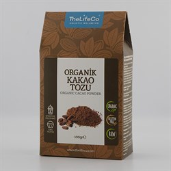 Organik Kakao Tozu (100 gr) TheLifeCo