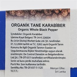 Organik Karabiber (35 gr) Ekoloji Market