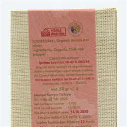 Organik Kırmızı Acı Toz Biber (50 gr) Rasayana