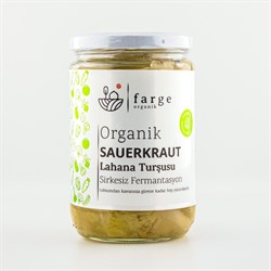 Organik Lahana Turşusu, Sauerkraut (600 gr) Farge