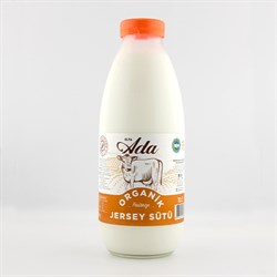 Organik Pastörize Jersey Süt (1 litre) Ada