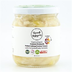 Organik Probiyotik Lahana Turşusu (210 ml) Fermente Mutfağım