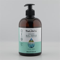 Organik Sıvı Sabun, Aloe Vera (500 ml) TheLifeCo