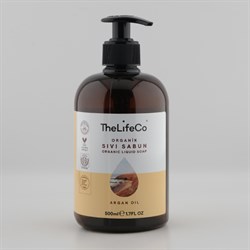 Organik Sıvı Sabun, Argan Yağı (500 ml) TheLifeCo
