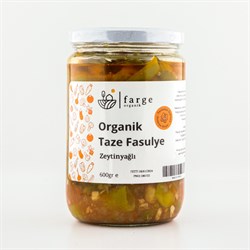 Organik Zeytinyağlı Taze Fasulye Yemeği (600 gr) Farge