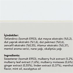 Şekersiz Dut & Zencefil & Ihlamur Pastil (12'li Paket) İmmunflex